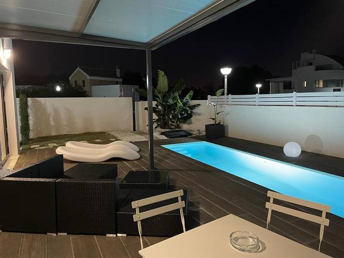 Chalet para 2 personas, con piscina además de jardín y vistas, Se admiten mascotas en La Janda - 2