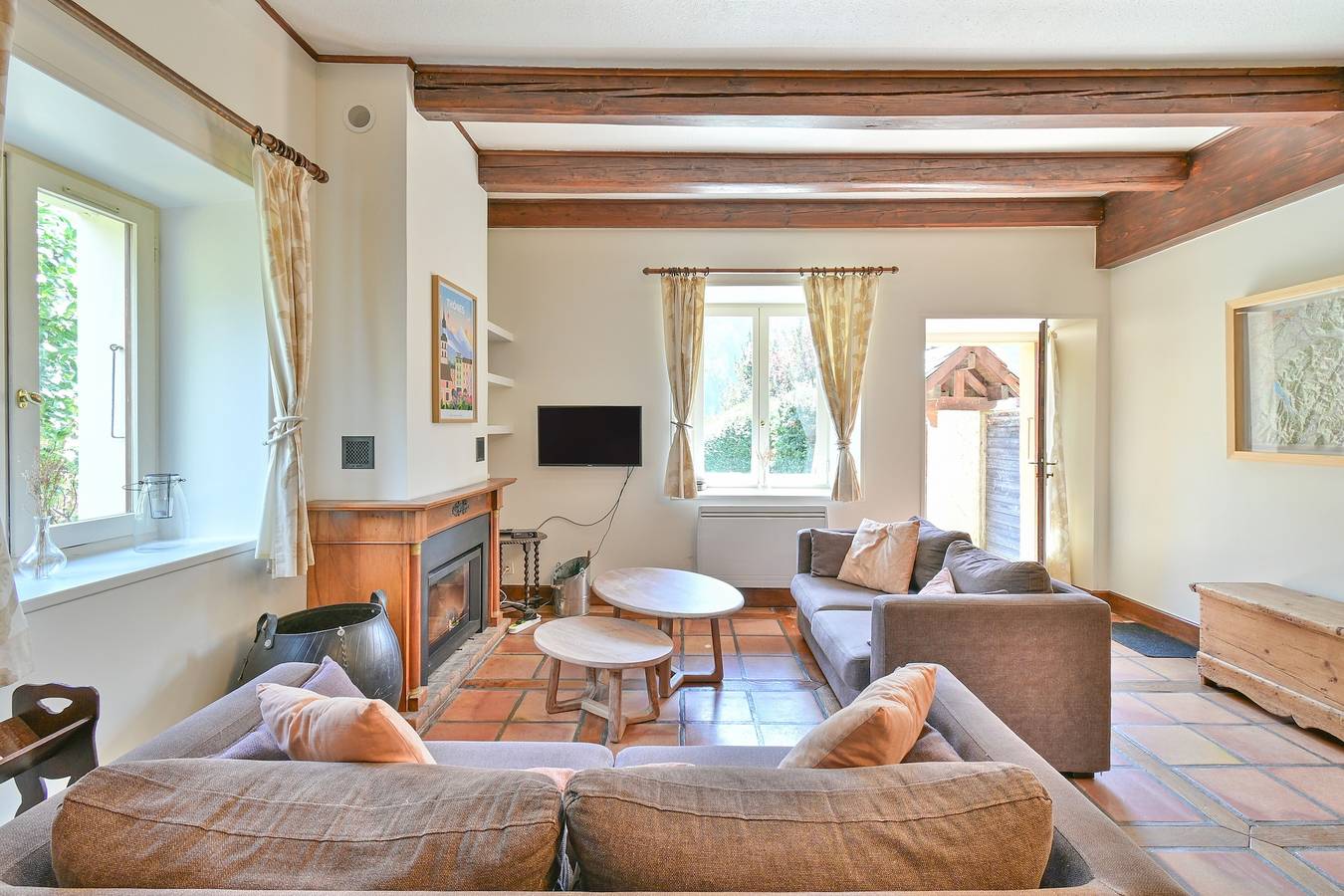 Casa con jardín para 6-12 personas cerca del lago de Annecy y las montañas in La Balme-de-Thuy, Región de Annecy