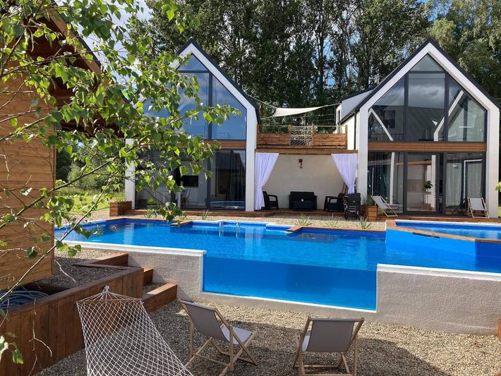 Ferienhaus für 5 Personen, mit Terrasse und Garten sowie Pool und Sauna in Swinemünde