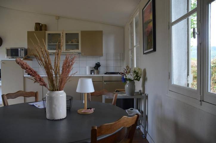 Location de vacances pour 4 personnes, avec piscine ainsi que vue et terrasse à Corancy - 4