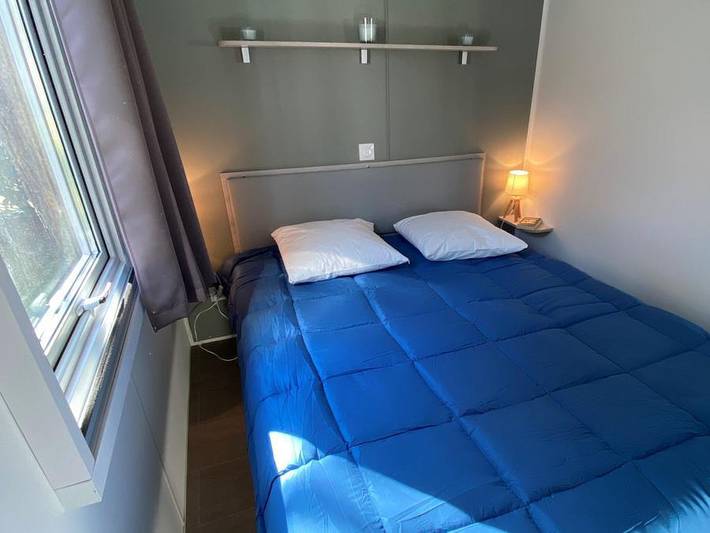 Flower Camping Le Rompval - Mobilheim 6 personen - Homeflower Premium 3 Schlafzimmer mit überdachter Terrasse + Geschirrspülmaschine in Bois de Cise, Mers-les-Bains