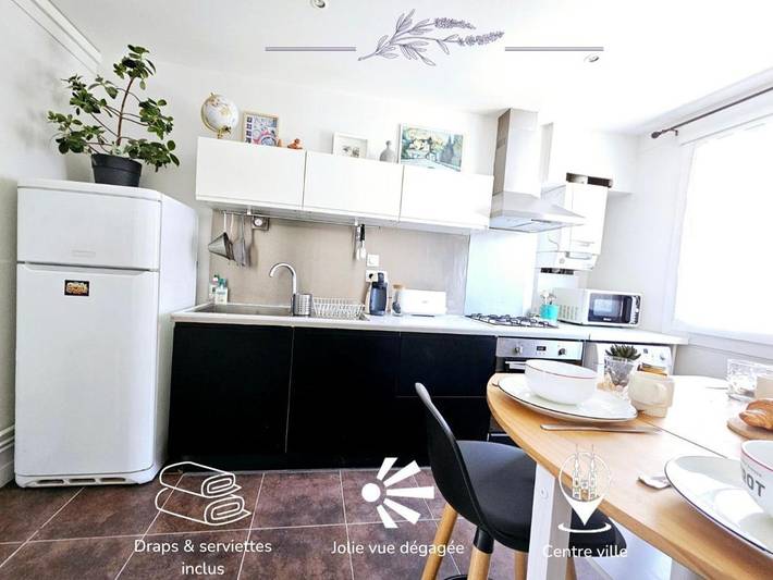 Apartamento de vacaciones para 4 personas, con vistas - 1