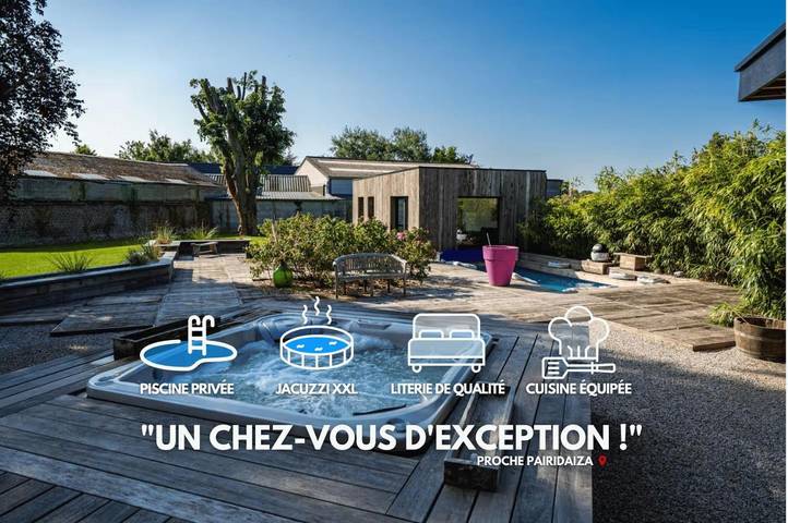 Maison de vacances pour 16 personnes, avec Jacuzzi ainsi que Terrasse et Piscine à Tournai