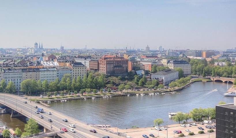 Hostel für 3 Personen, mit Ausblick in Helsinki