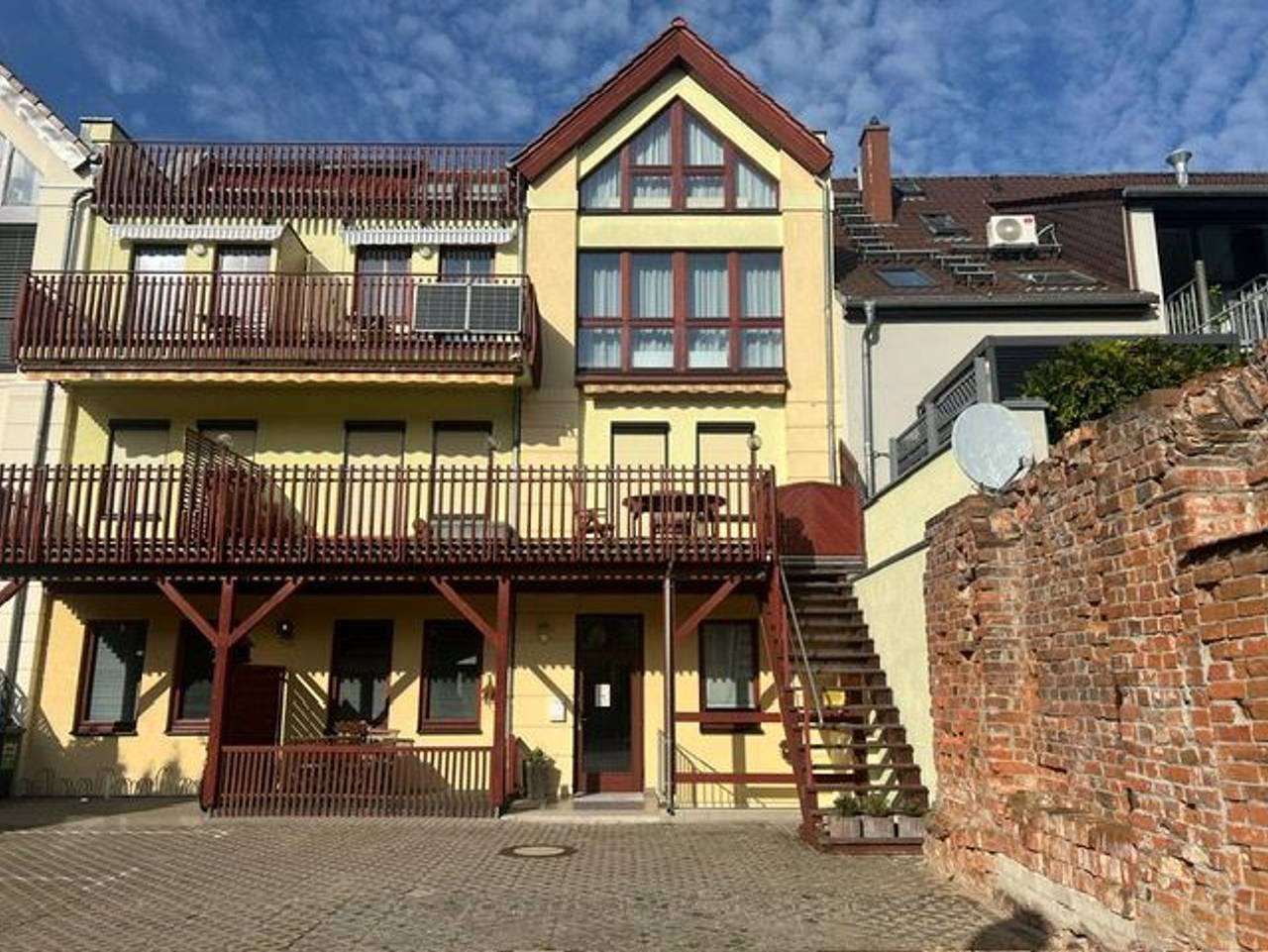 Pension am Markt - Doppelzimmer Straßenseite, Wc/Dusche in Lübben, Dahme-Spreewald