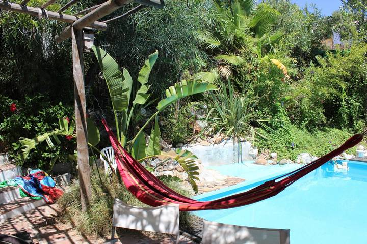 Ferienhaus 'Finca La Isla' mit Meerblick, privatem Pool und Klimaanlage in Cómpeta, Cordillera Penibética