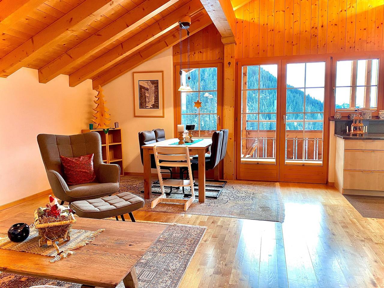 Ganze Ferienwohnung, 3-Zimmerwohnung in Monstein, Davos