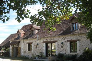 Gîte pour 8 personnes, avec jardin à Châtillon-sur-Indre