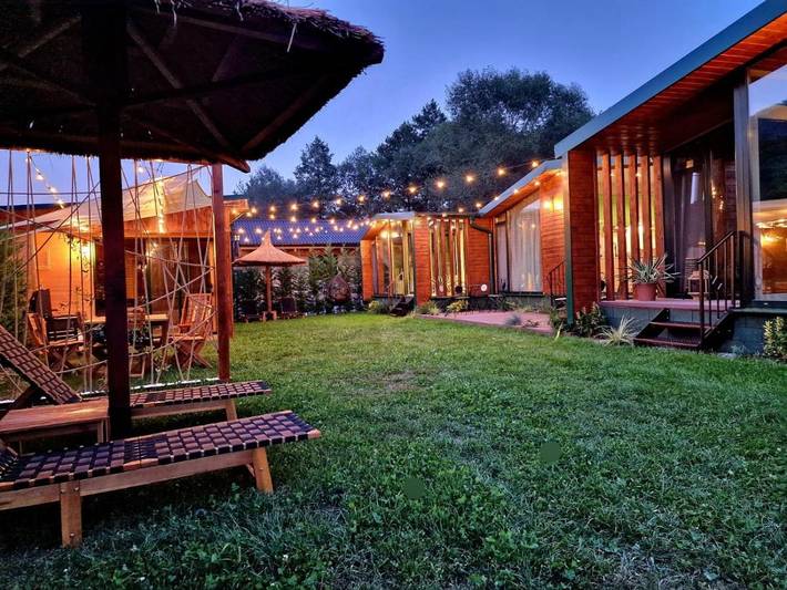 Gîte pour 5 personnes, avec sauna ainsi que jardin et jacuzzi