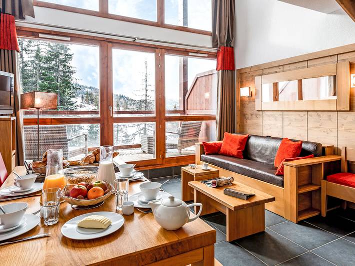 Gîte pour 4 personnes, avec Balcon ainsi que Terrasse et Sauna dans Les Arcs - 3