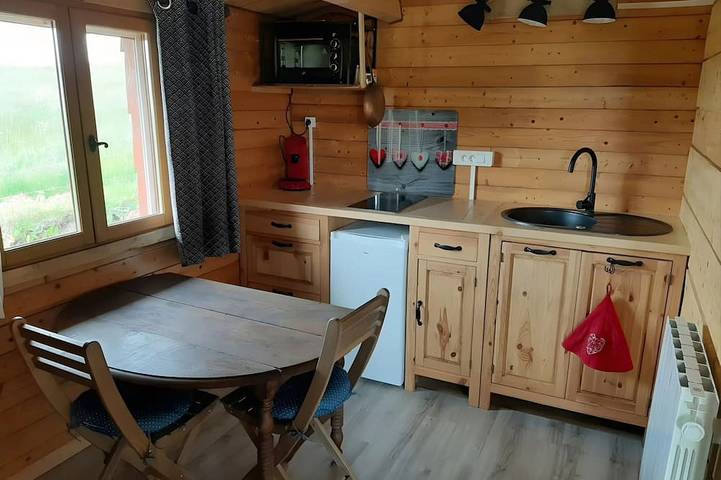 Chalet pour 2 personnes, avec jardin
