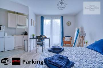 Gîte pour 2 personnes, avec vue et balcon à Évry