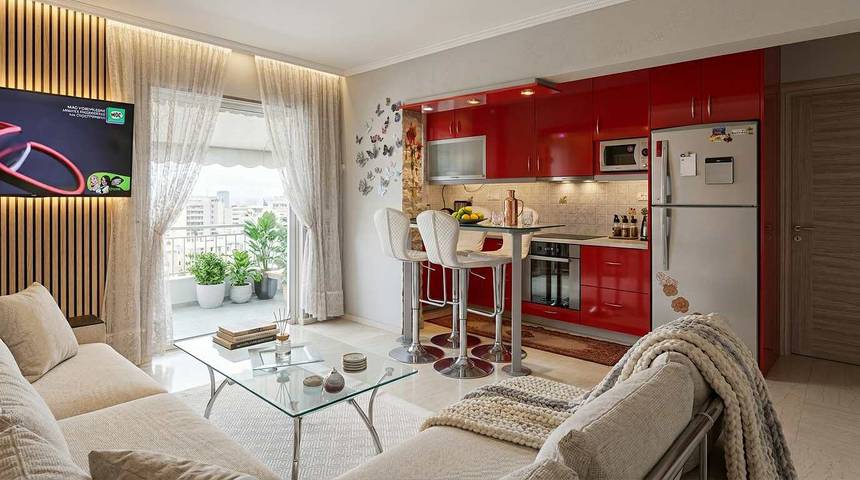 Ferienwohnung für 4 Personen, mit Balkon/Terrasse