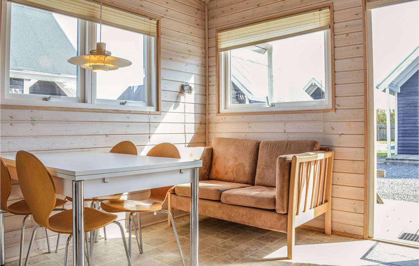 Feriehus for 6 personer med terrasse in Thyborøn, Limfjord i Vestjylland