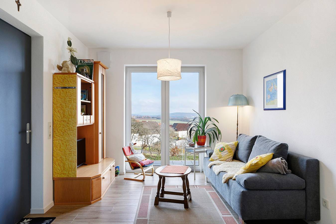 Appartement entier, Appartement 'Am Rothen Hang' avec vue sur la montagne, terrasse privée et Wi-Fi in Oberelsbach, Rhön-Bayern