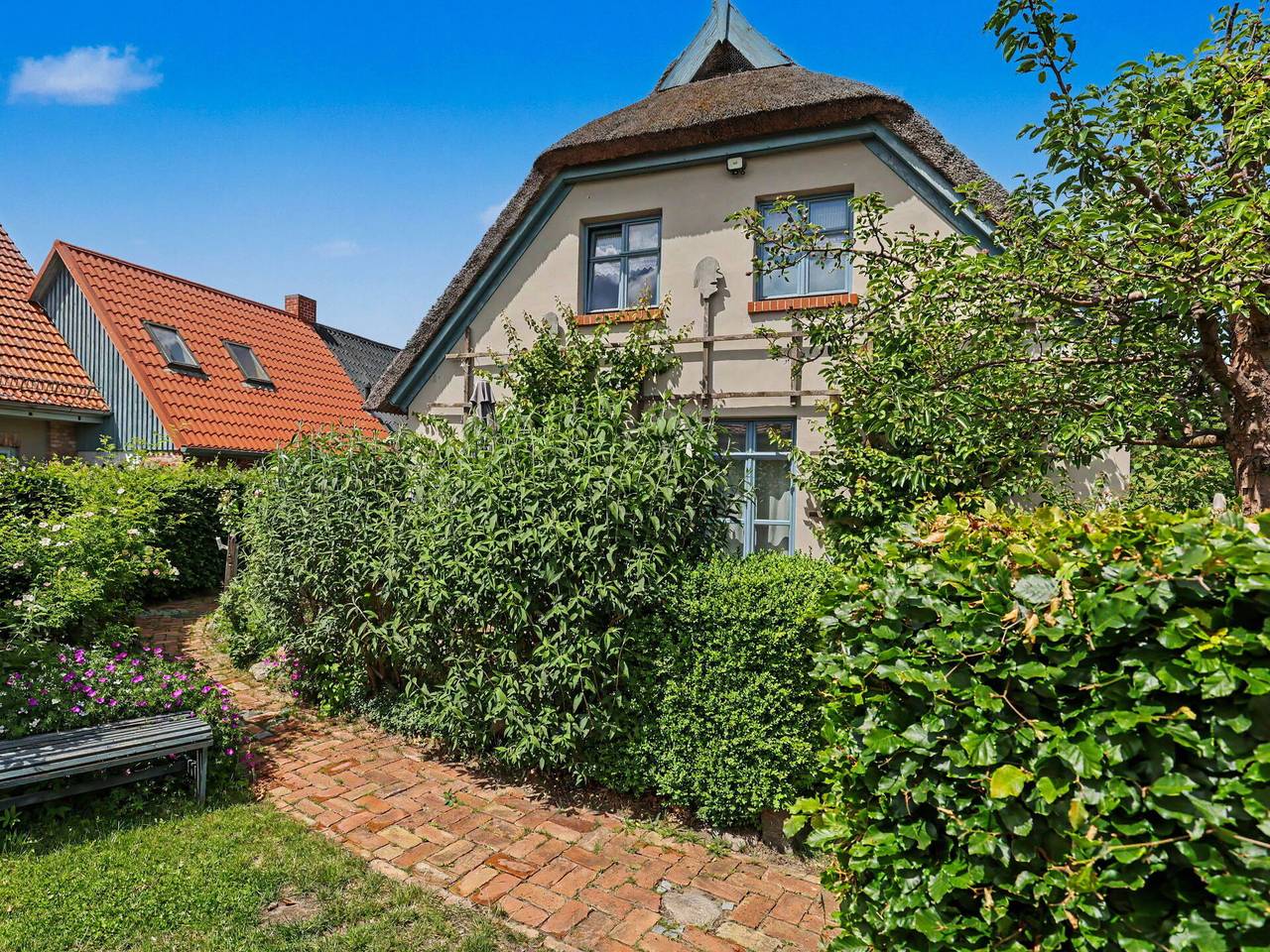 Reetgedecktes Ferienhaus Seelchen - Reetgedecktes Ferienhaus Seelchen 101.1 in Neuendorf (Usedom), Lütow