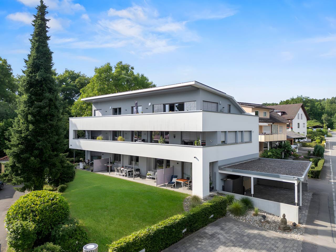Ganze Wohnung, Apartment 'Rosenquarz' mit gemeinsamer Terrasse und Wlan in Überlingen, Region Bodensee-Oberschwaben