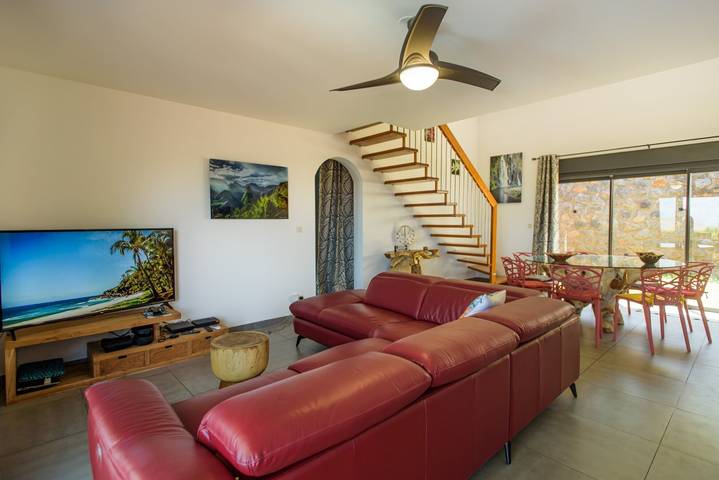 Villa « Pay d'Or » : logement 4 étoiles, vue mer, climatisation, piscine et confort à Saint-Leu in Saint-Leu, Île de la Réunion
