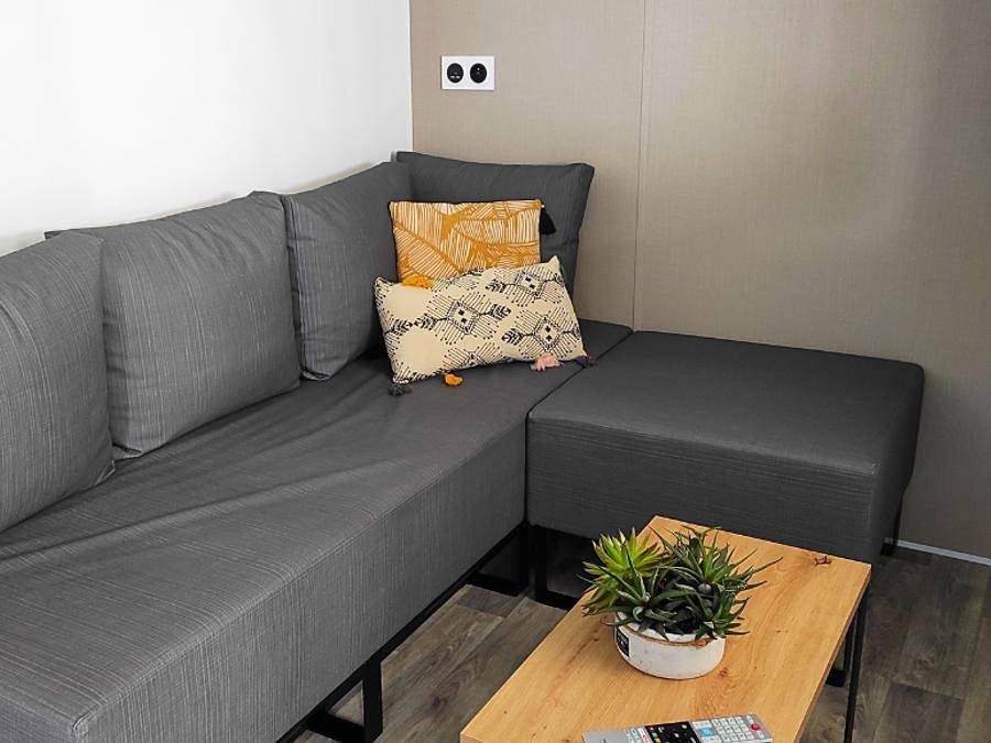 Camping Les Alizés  - Mobilheim 5 personen - Oasis Confort+ 2 Zimmer 26 m² in Saint-Hilaire-de-Riez, Vendée