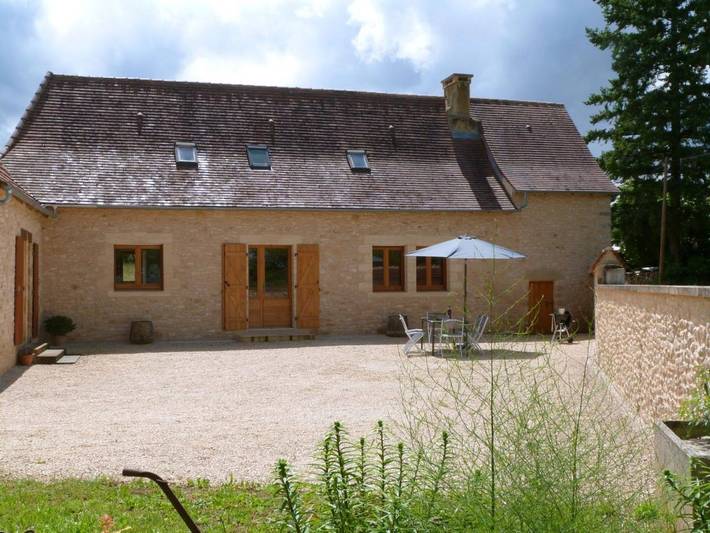 Ferienhaus für 6 Personen, mit Terrasse und Garten sowie Ausblick