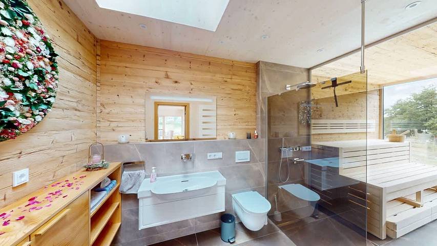 Ferienhaus für 8 Personen mit Sauna in Flecken Zechlin, Rheinsberg