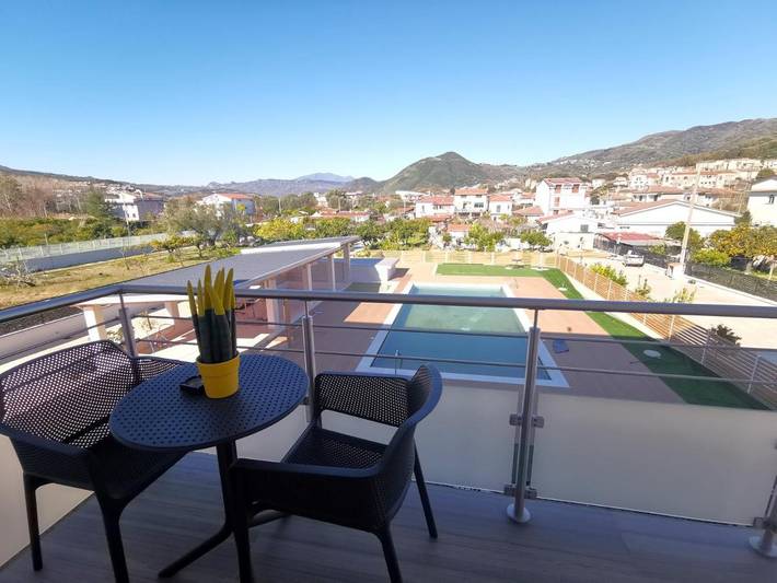 Station pour 4 personnes, avec piscine ainsi que vue et jardin à Santa Marina - 4