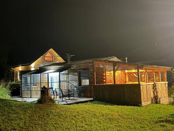 Chalet pour 7 personnes, avec jardin et vue