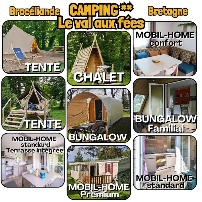 Camping pour 2 personnes, avec jardin et vue - 1