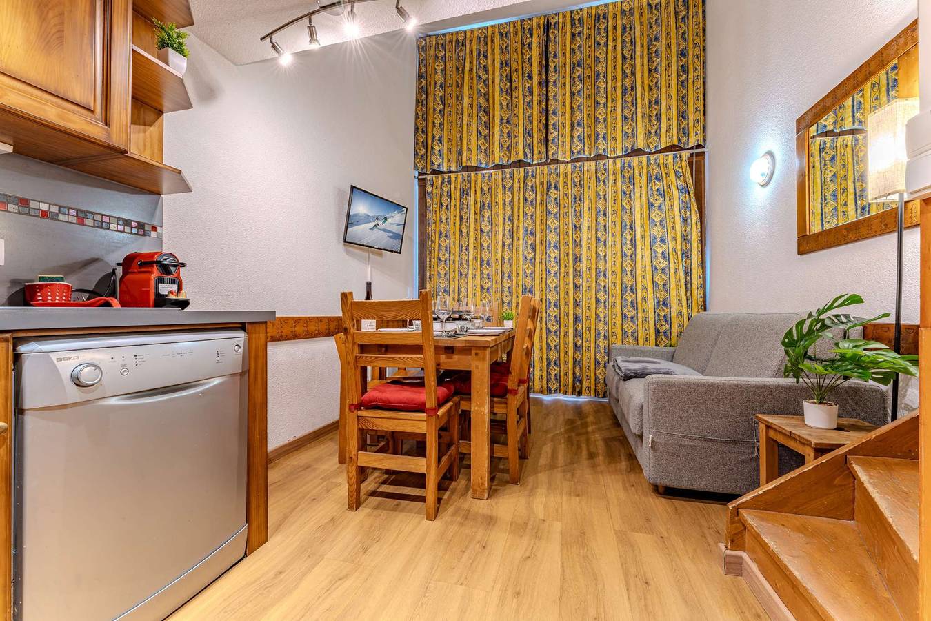 Appartement entier, Mountain View Apt & Direct Slope in Val Thorens, Les Trois Vallées