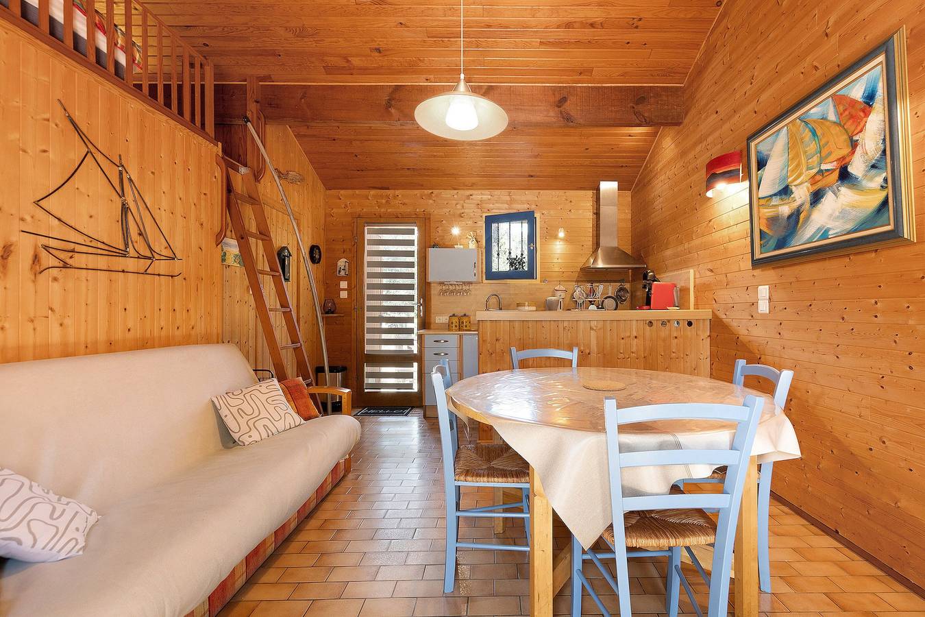 Maison de vacances « Petite Villa Mitoyenne dans la Pinède » avec Wi-Fi in Lacanau Ocean, Lacanau