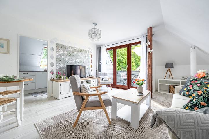 Ferienwohnung für 4 Personen, mit Balkon und Ausblick am Dieksee