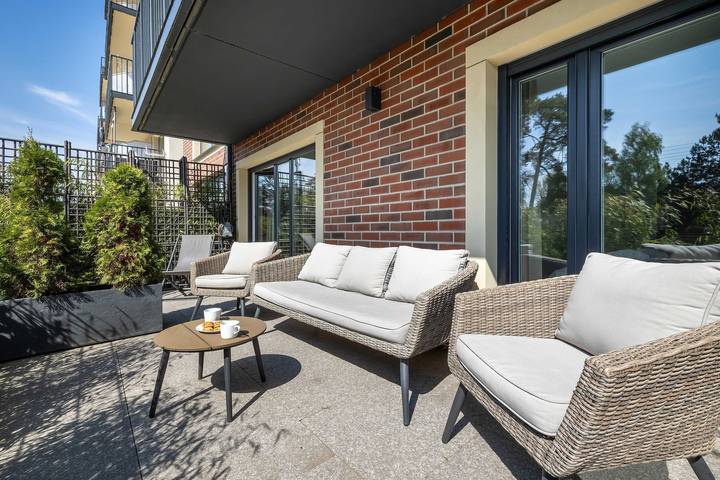 Ganze Wohnung, Ferienwohnung für 4 Personen mit Garten in Międzywodzie, Baltic Sea Pomerania