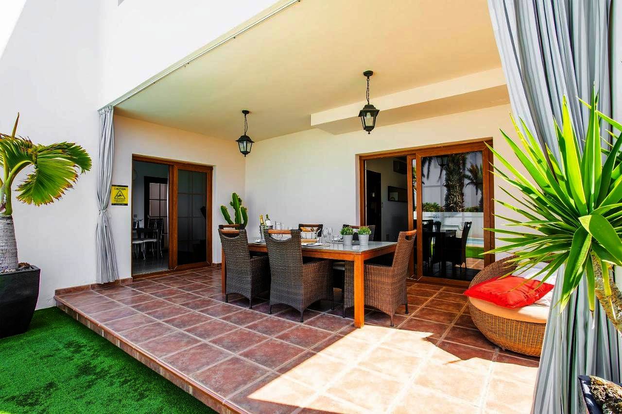 Las Caletas Village in Playa Roca, Teguise