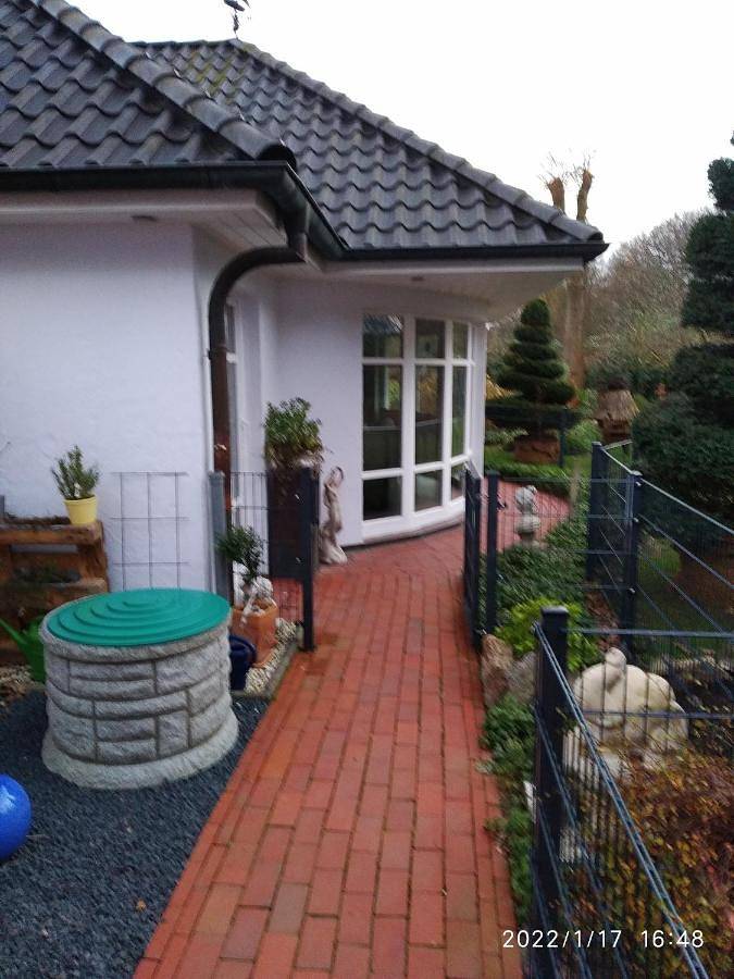 Ferienwohnung für 4 Personen, mit Terrasse und Garten sowie Ausblick
