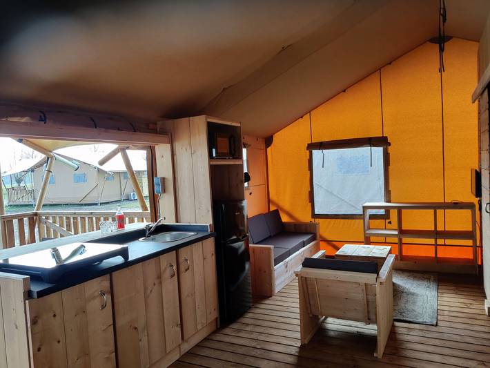 Camping für 15 Personen, mit Terrasse und Garten am Ijsselmeer - 3