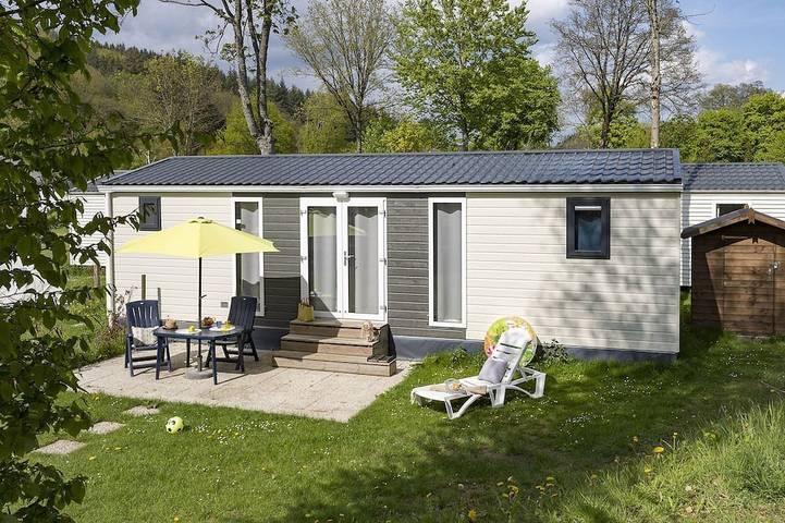 Camping pour 6 personnes, avec jardin et piscine dans Ardennes (Belgique)
