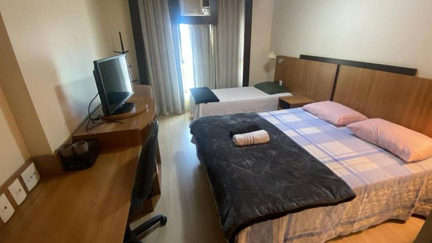 Pousadas para 3 pessoas, com terraço e vista em Taguatinga