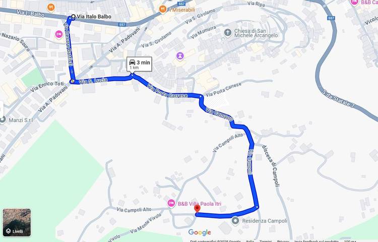 Chambre d’hôte pour 4 personnes, avec jardin et vue à Itri - 4