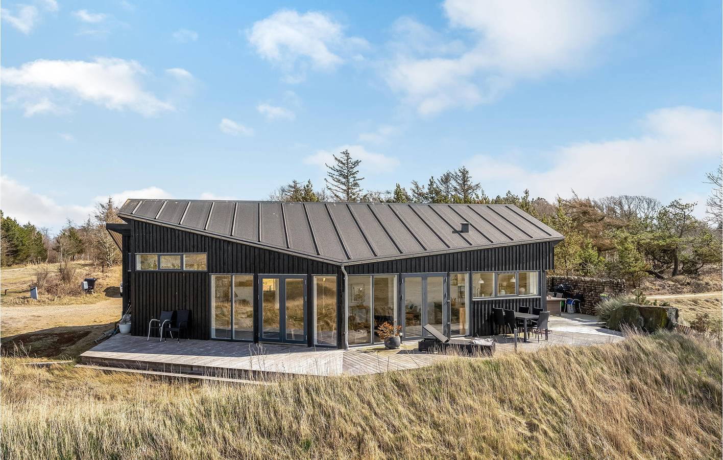 Ferienhaus für 6 Personen mit Terrasse in Lundø, Limfjord in Westjütland