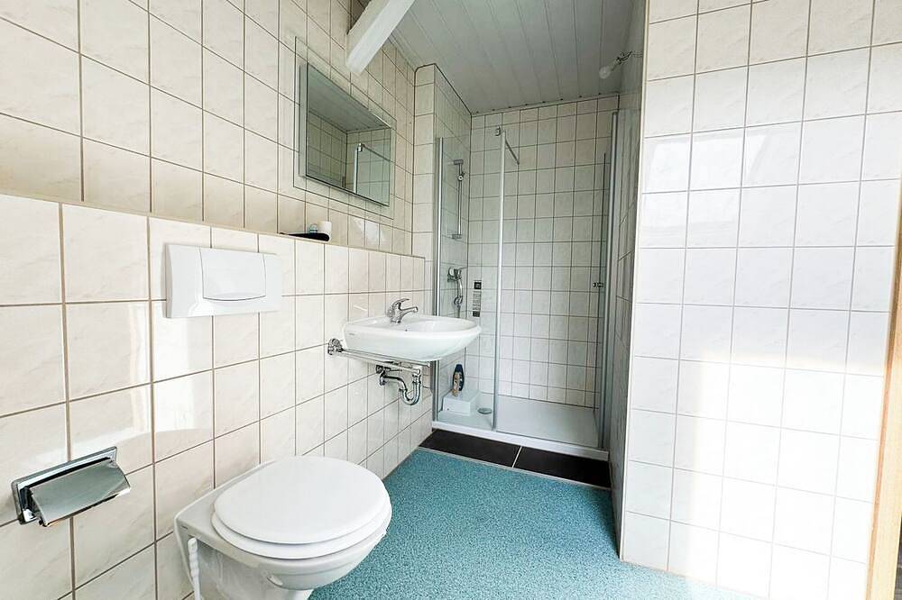 Ganze Wohnung, Apartment with 3 sleeping rooms, 3 bathrooms, kitchen, wifi, netflix, second fl. in Rudolstadt, Saaleland