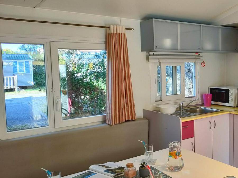Camping Tikayan Clau Mar Jo - Mobilhome 8 personas - Texas Eco in Bormes-les-Mimosas, Region de Toulon