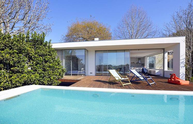 Ferienhaus für 4 Personen, mit Meerblick und Pool