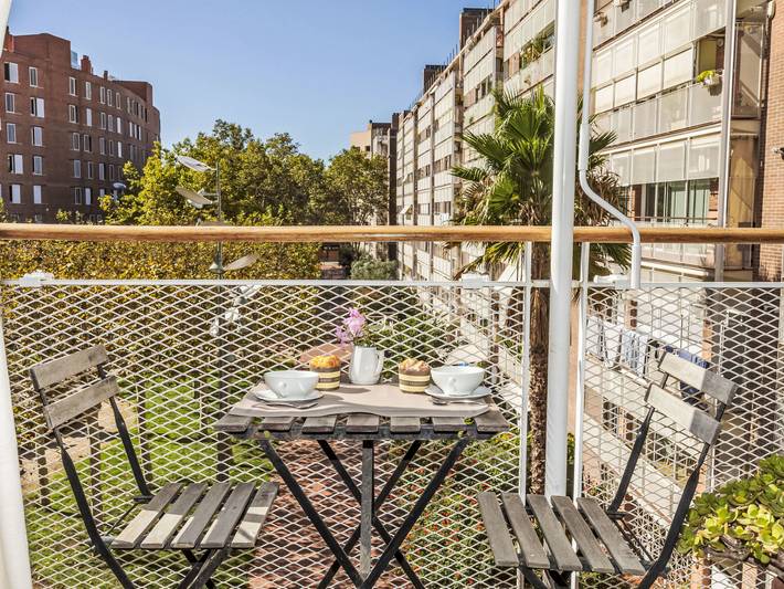 Ferienwohnung für 4 Personen, mit Balkon und Garten