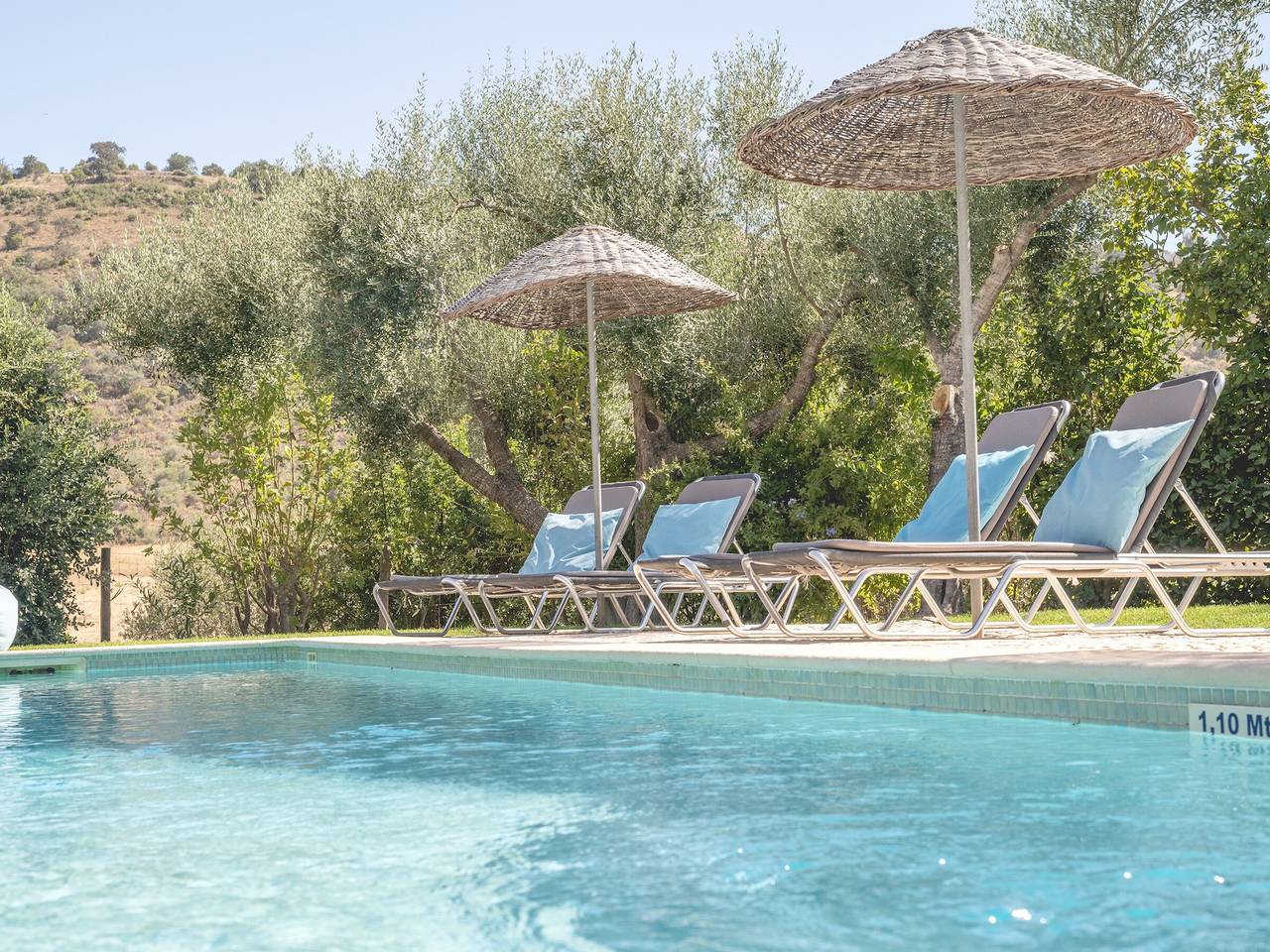 Villa mit Panoramablick, Pool, Klima - 12 Pers. in São Bartolomeu de Messines, Faro Distrikt