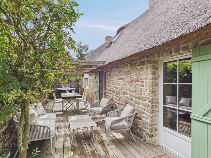 Superbe chaumière pour 6 personnes avec jardin in Baden (France), Côte des Mégalithes