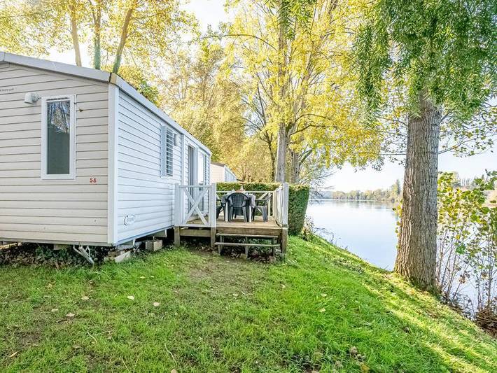 Mobil home pour 6 personnes, avec bassin pour enfant à Badefols-sur-Dordogne - 4