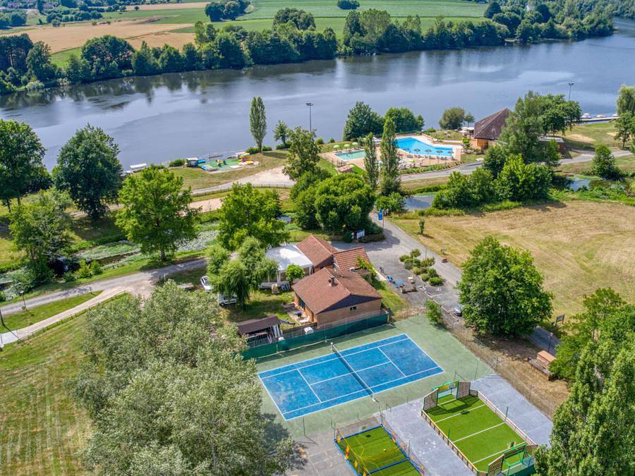 Flower Camping Les Berges de la Dordogne - Mobilhome 6 personnes - Confort + Riviera in Trémolat, Périgord Pourpre