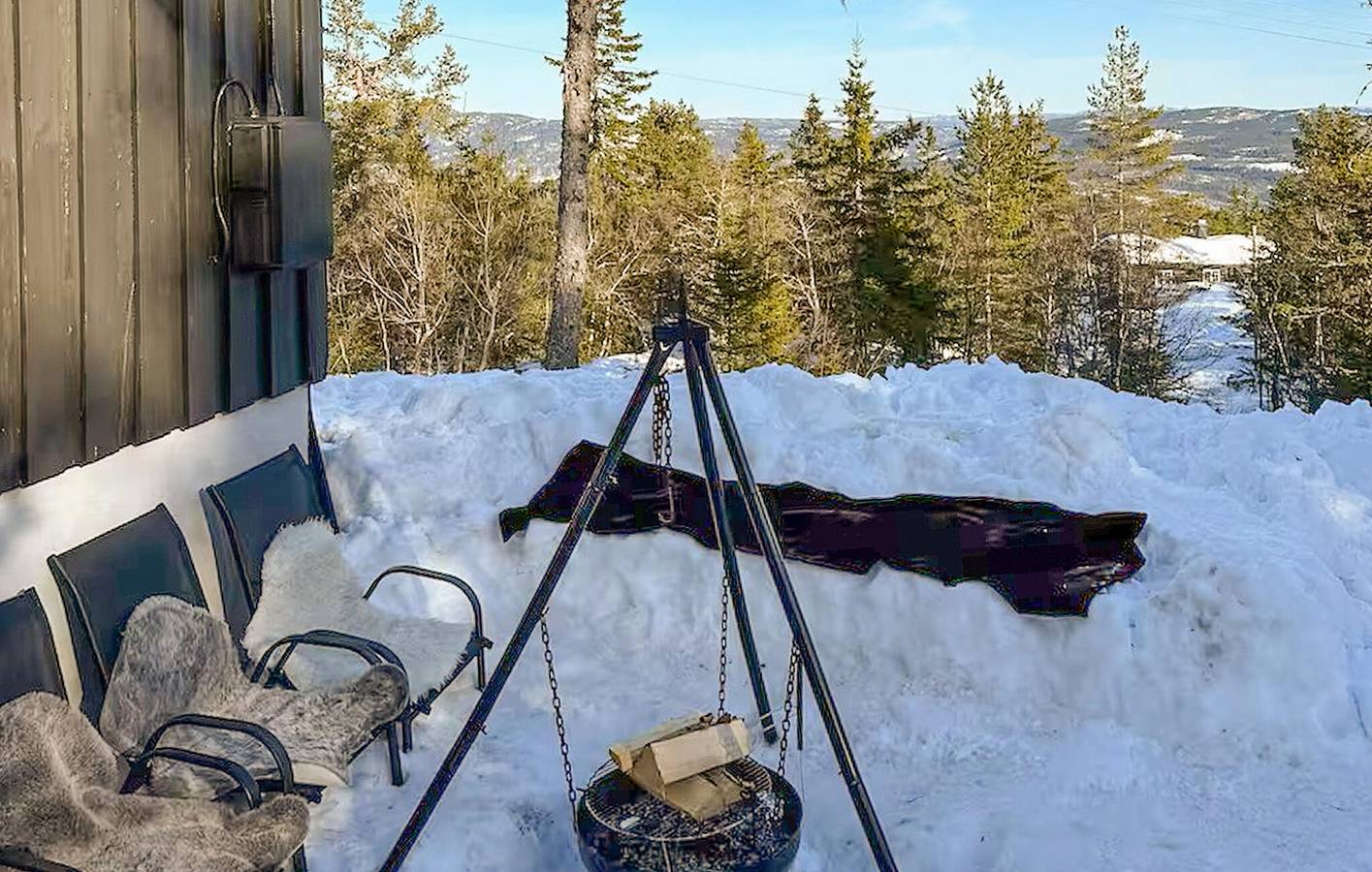 Maison de vacances pour 8 personnes avec vue in Bø