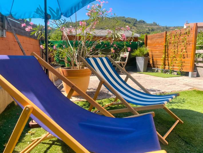 Appartement de vacances pour 4 personnes, avec Terrasse et Jardin