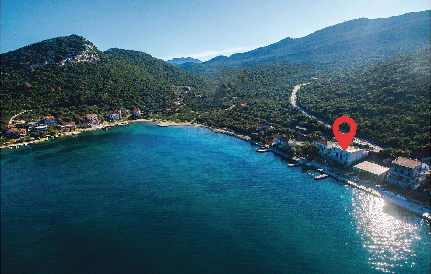 Cały apartament wypoczynkowy, Apartament wakacyjny dla 4 osób z taras in Pelješac